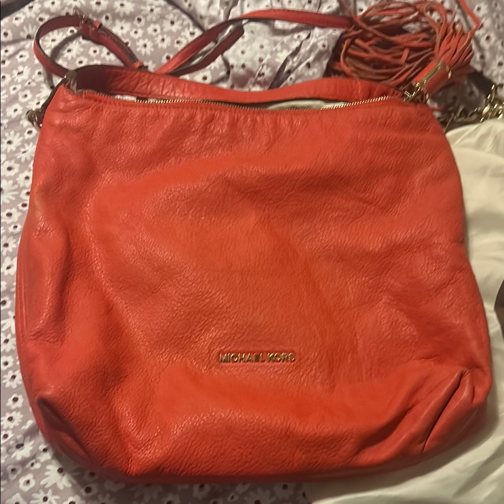 Michael Kors Vibrant Orange Shoulder Bag